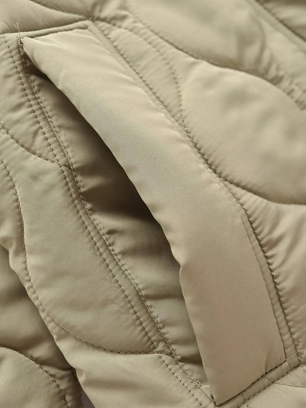 Le manteau long Julie Vert Armée