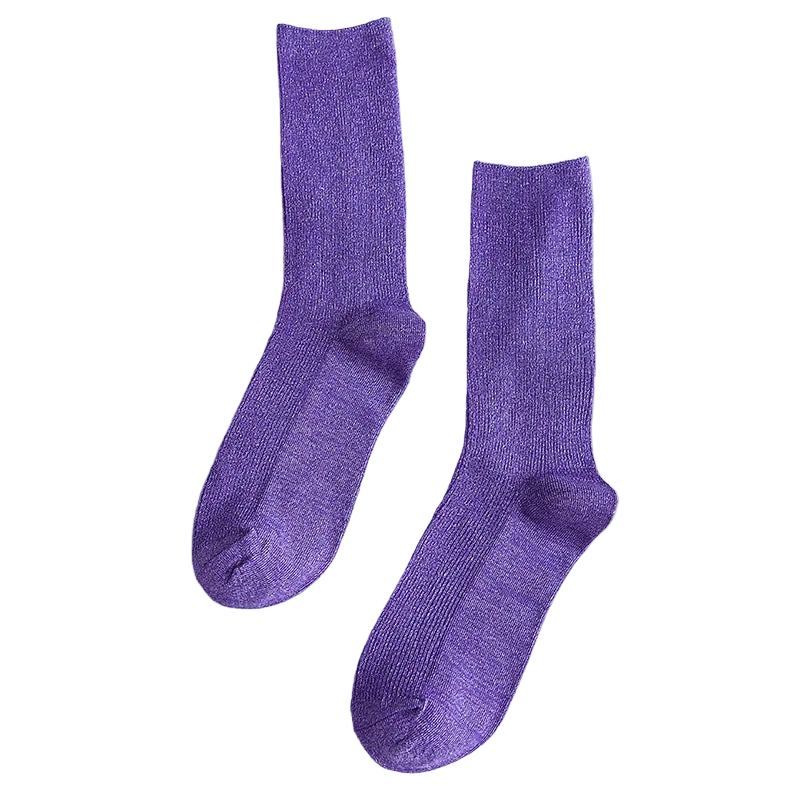 Les chaussettes Jumelles Violettes
