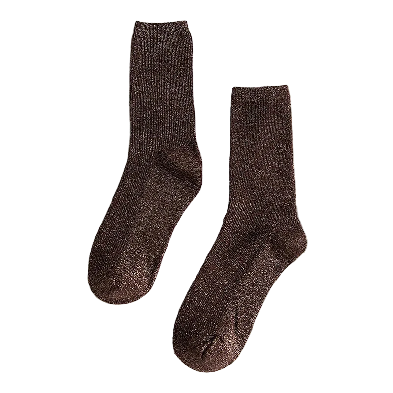 Les Chaussettes Jumelles Marron