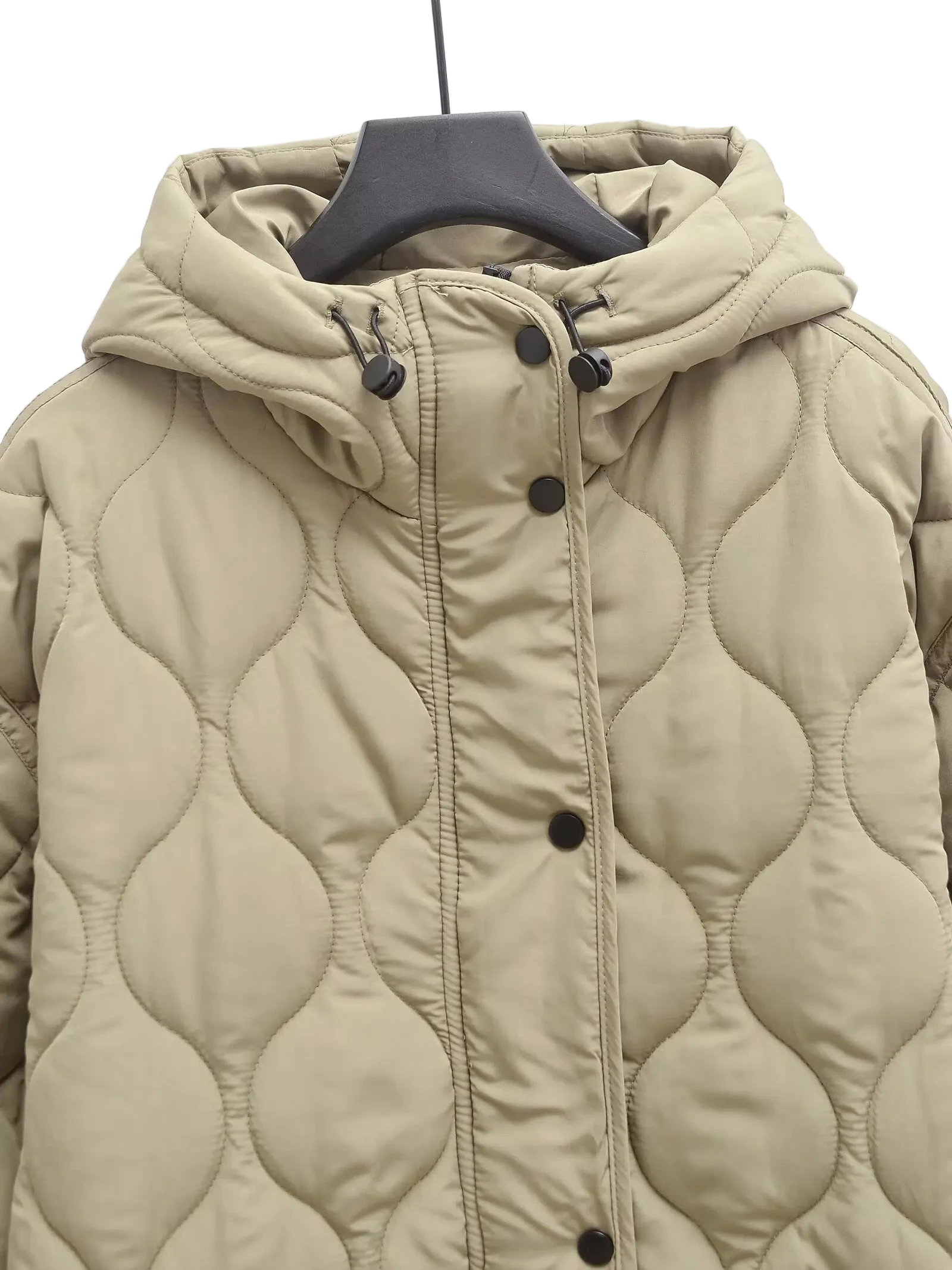 Le manteau long Julie Vert Armée