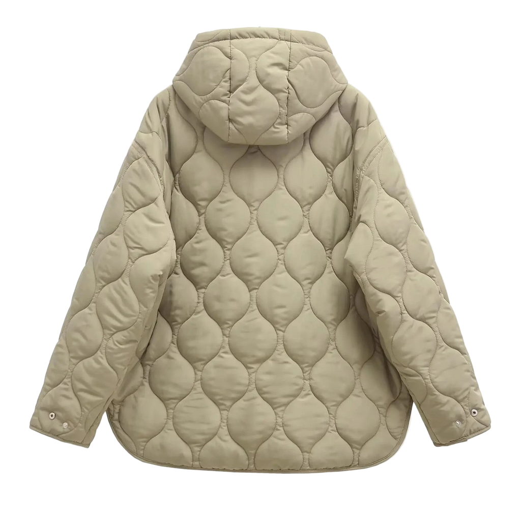 Le manteau long Julie Vert Armée