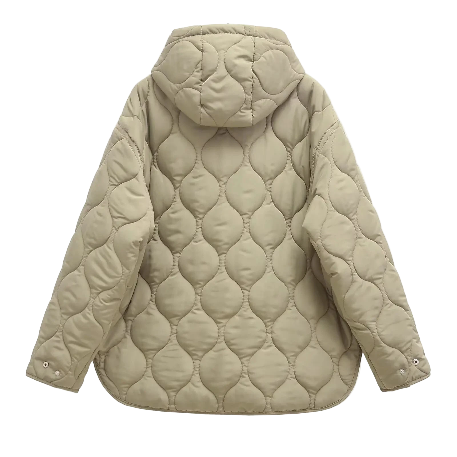 Le manteau long Julie Vert Armée